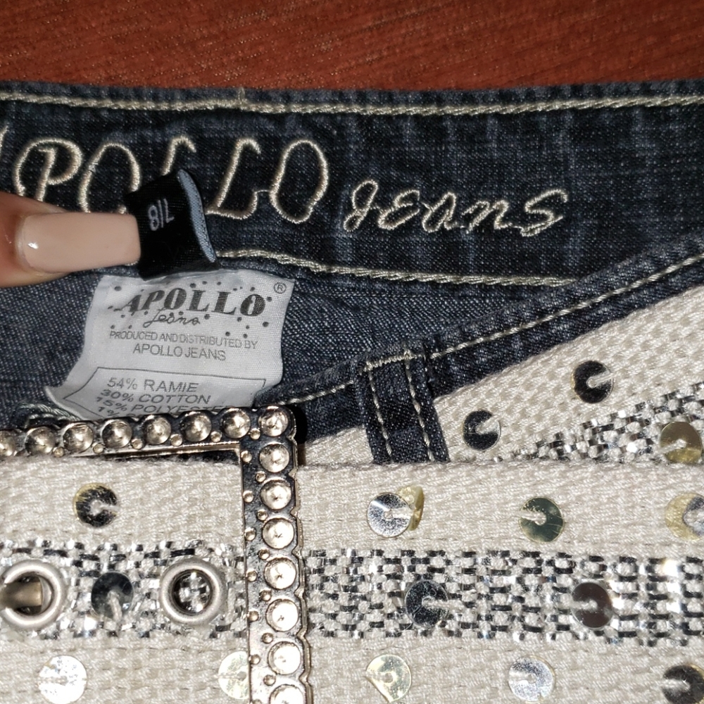 Sequin Denim
